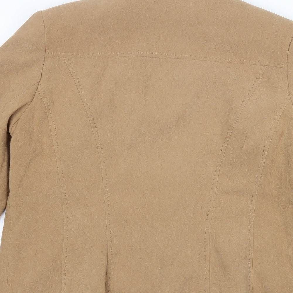 EWM Womens Brown Jacket Size 10