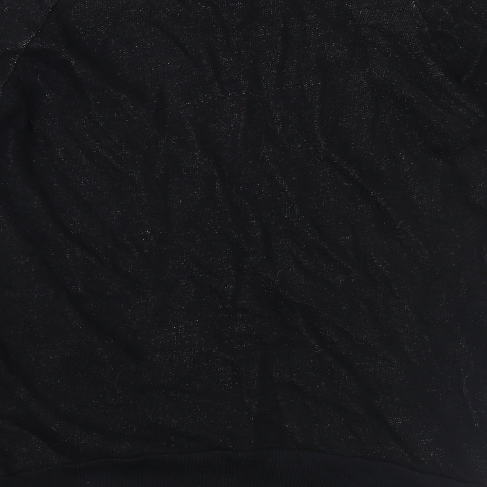 Zara Womens Black Knit Pullover Jumper Size M
