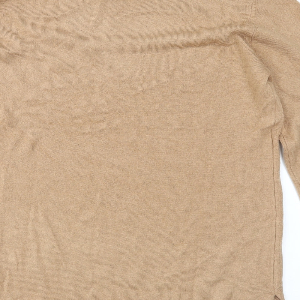 Primark Womens Brown Knit Pullover Jumper Size M