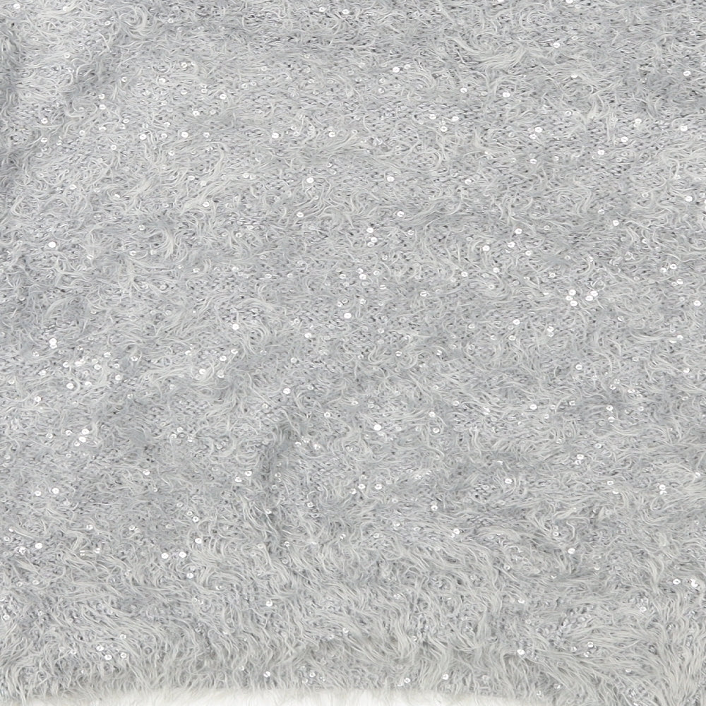 Select Womens Grey Knit Pullover Jumper Size 12