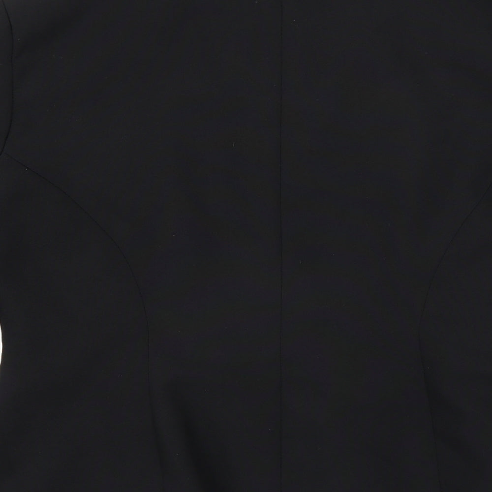 ECCO Womens Black Jacket Suit Jacket Size 14