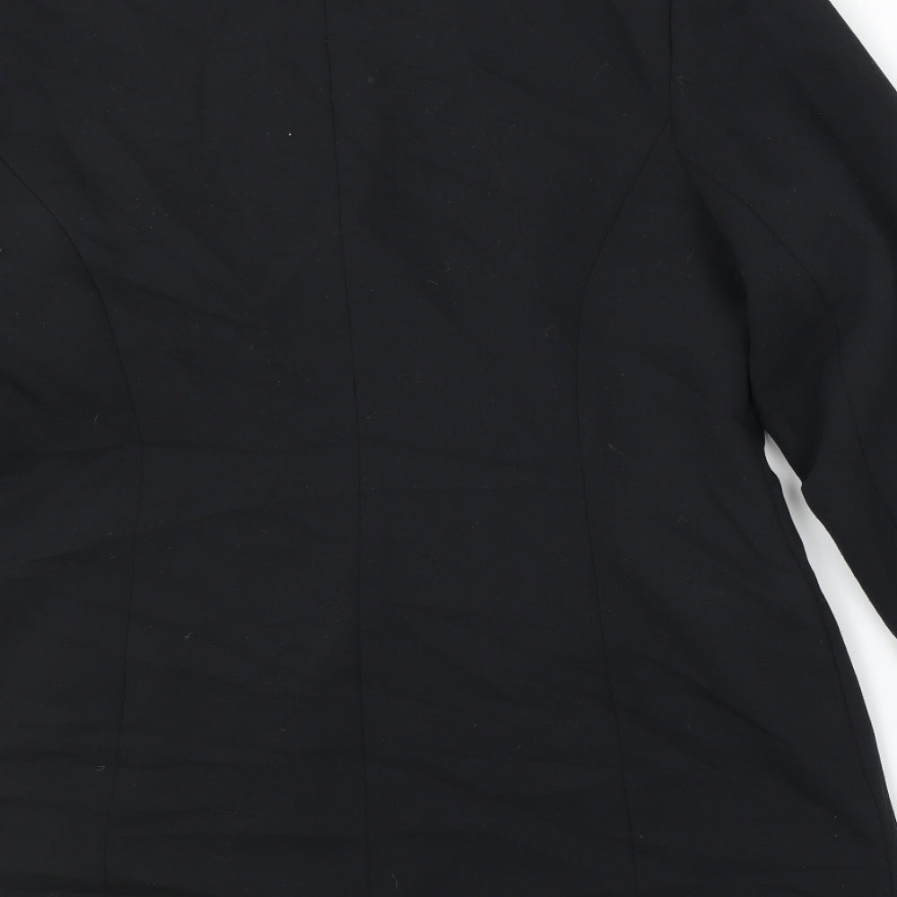 Definitions Collection Womens Black Jacket Suit Jacket Size 14