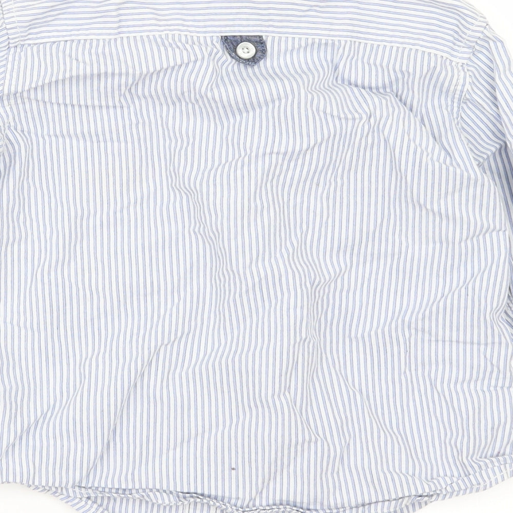 Primark Boys Black Striped Basic Button-Up Size 5-6 Years