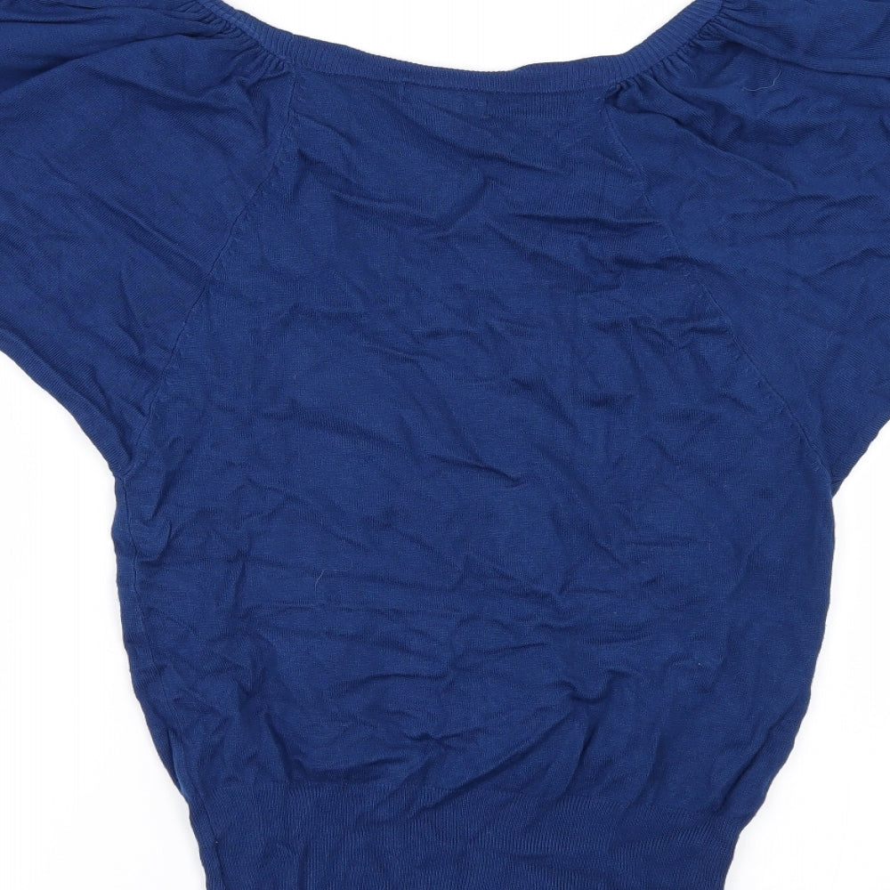 alter Womens Blue Pullover Jumper Size L
