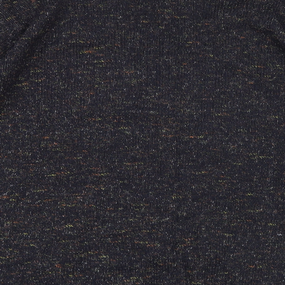 Cedarwood State Mens Blue Knit Pullover Jumper Size M