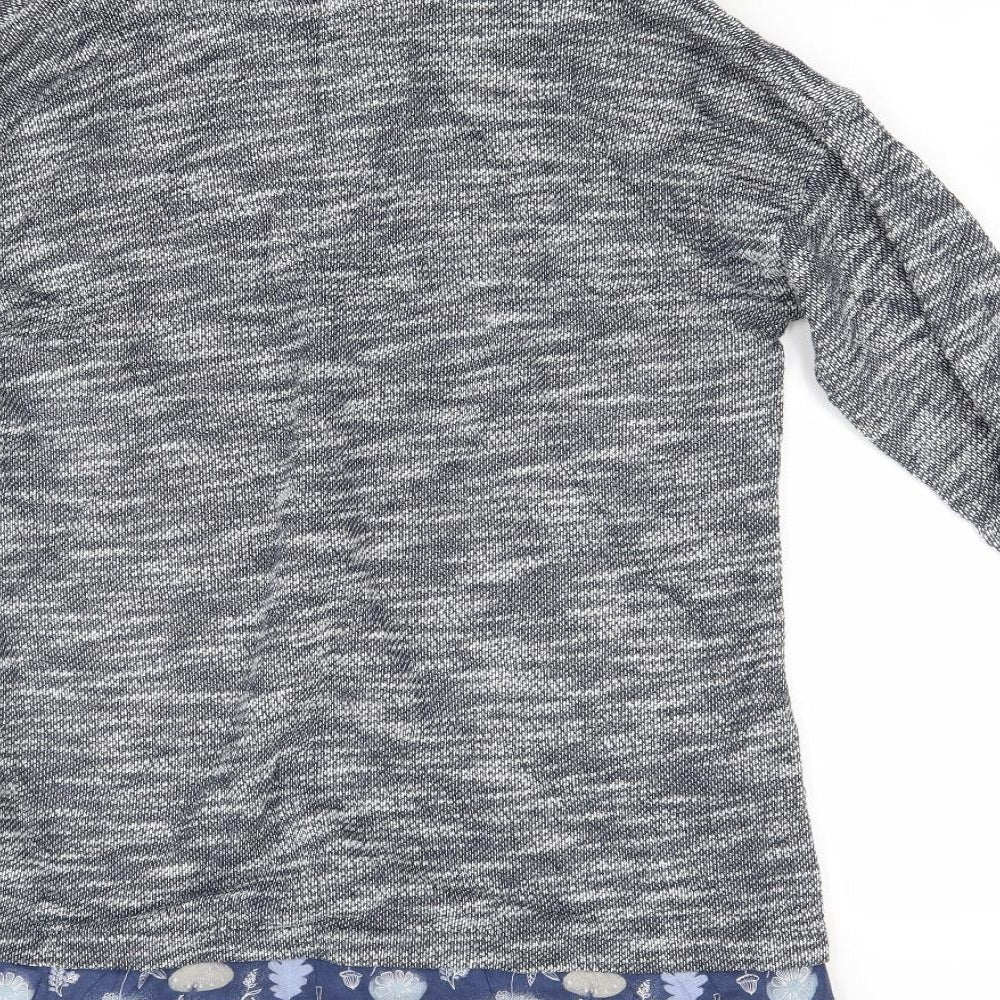 Fathful & true Womens Grey Jumper Dress Size 14