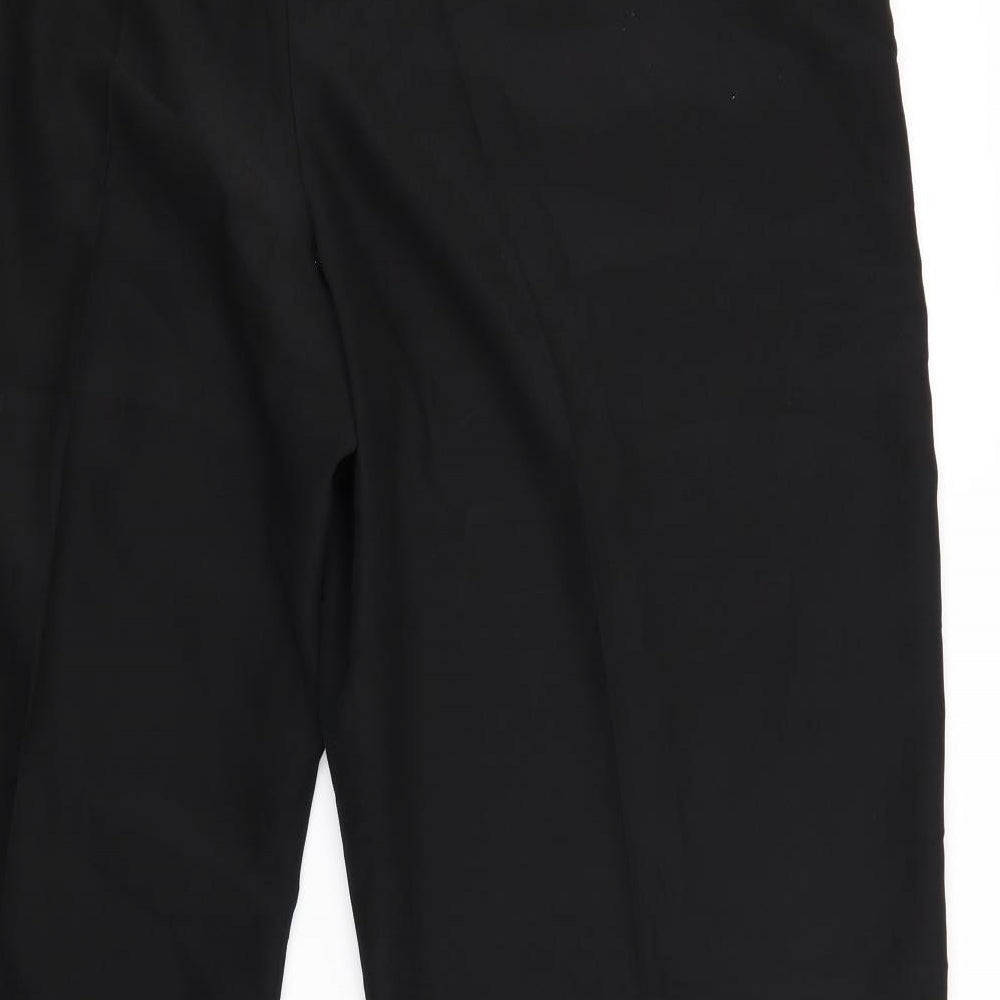 ELVI Womens Black Trousers Size 20 L28 in