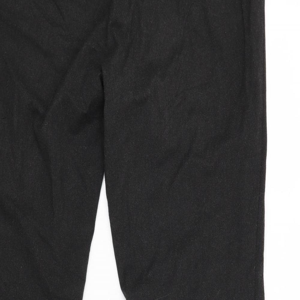 Marks and Spencer Womens Grey Trousers Size 16 L28 in
