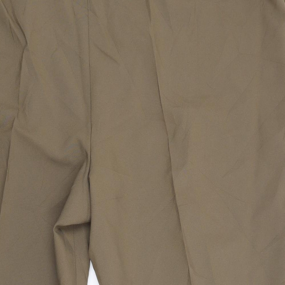 Slimma Womens Green Capri Trousers Size 28 L21 in