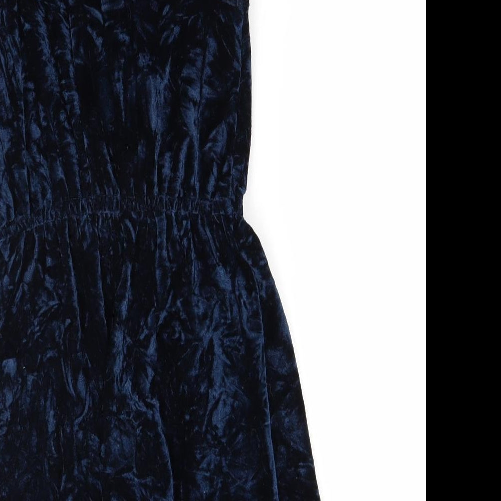 Candy Couture Womens Blue Shorts One-Piece Size 10