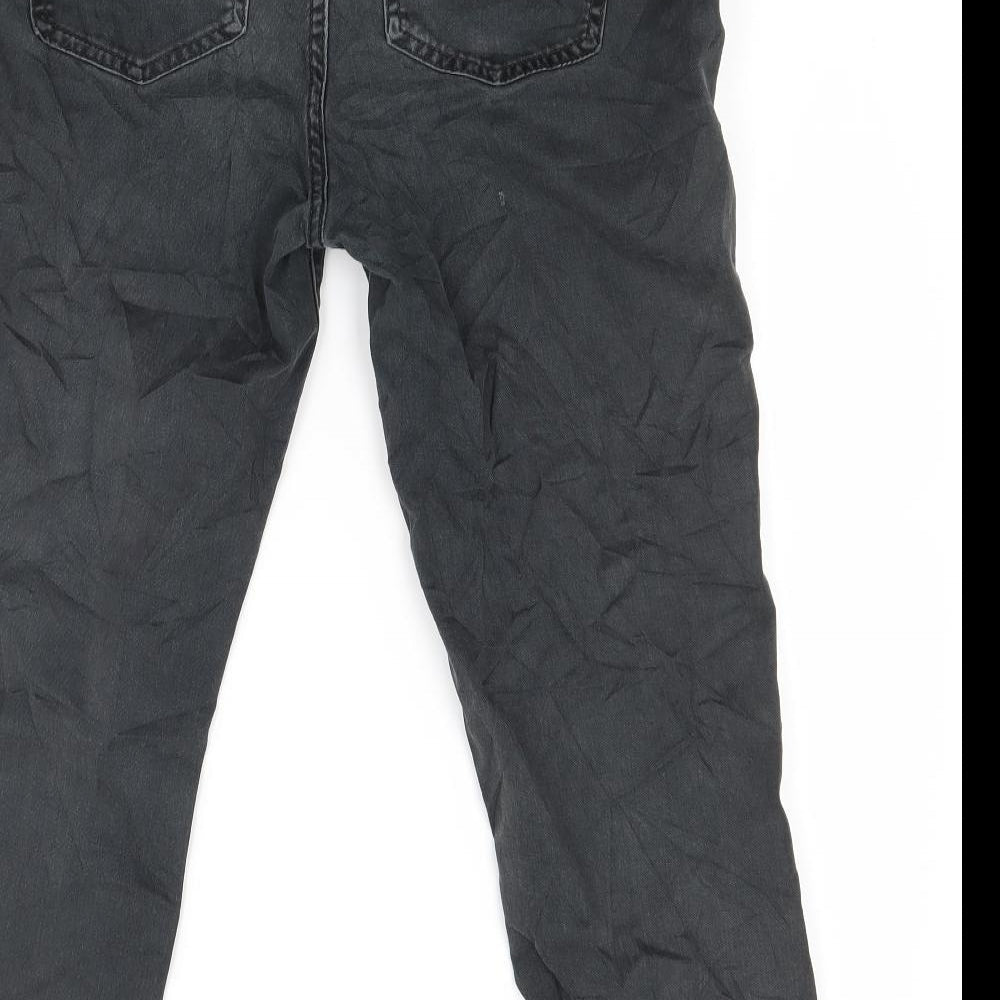 Divided Womens Black Cropped Jeans Size 28 in L21 in