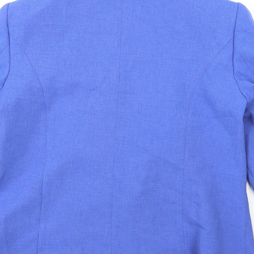 EWM Womens Purple Jacket Suit Jacket Size 12