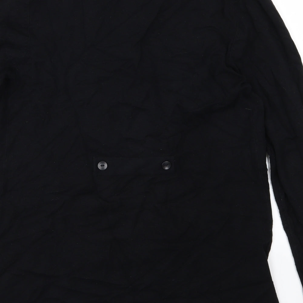 M&Co Womens Black Knit Cardigan Jumper Size S