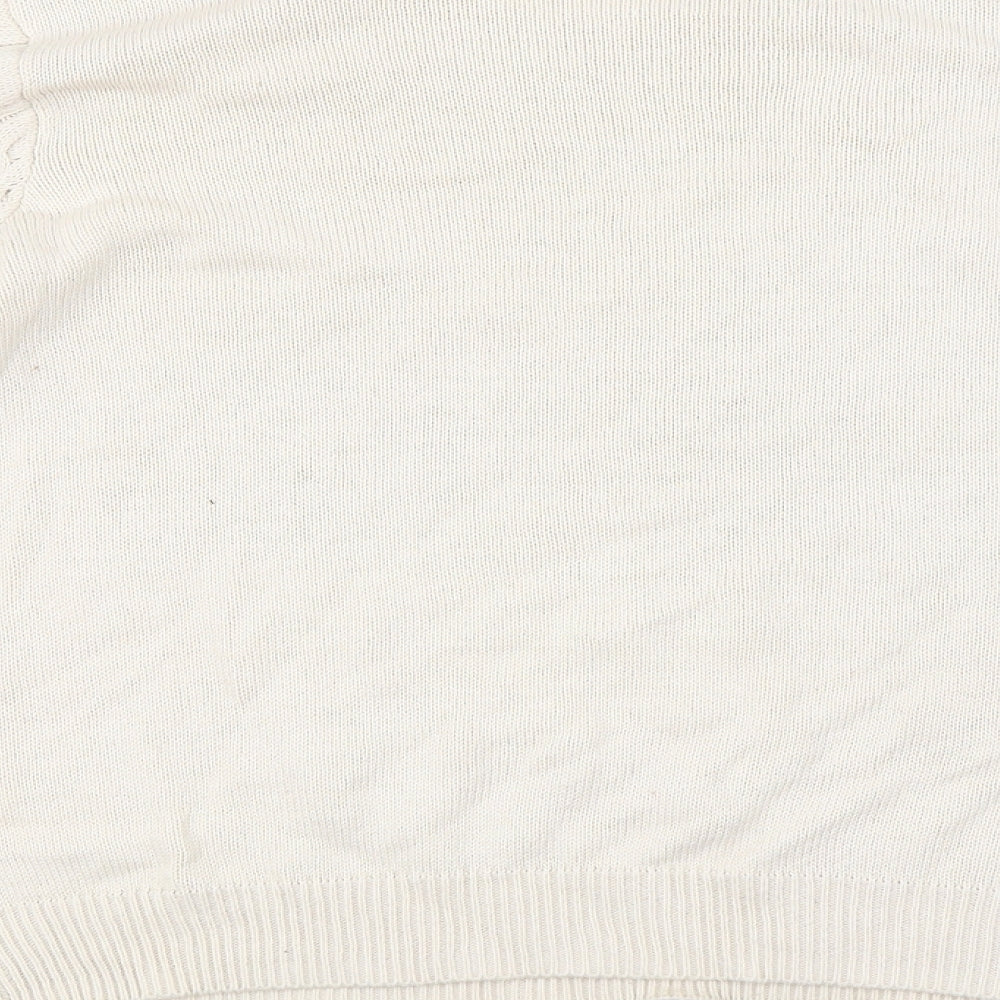 H&M Womens Ivory Pullover Jumper Size L