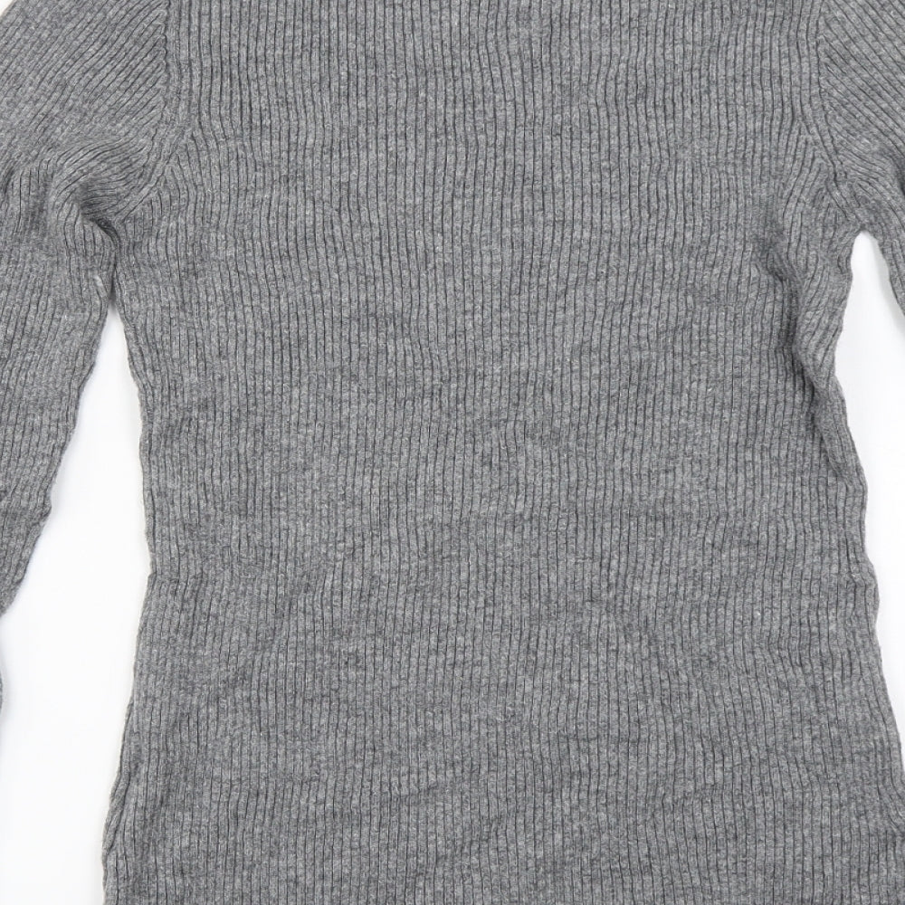 Lindex Womens Grey Pullover Jumper Size M