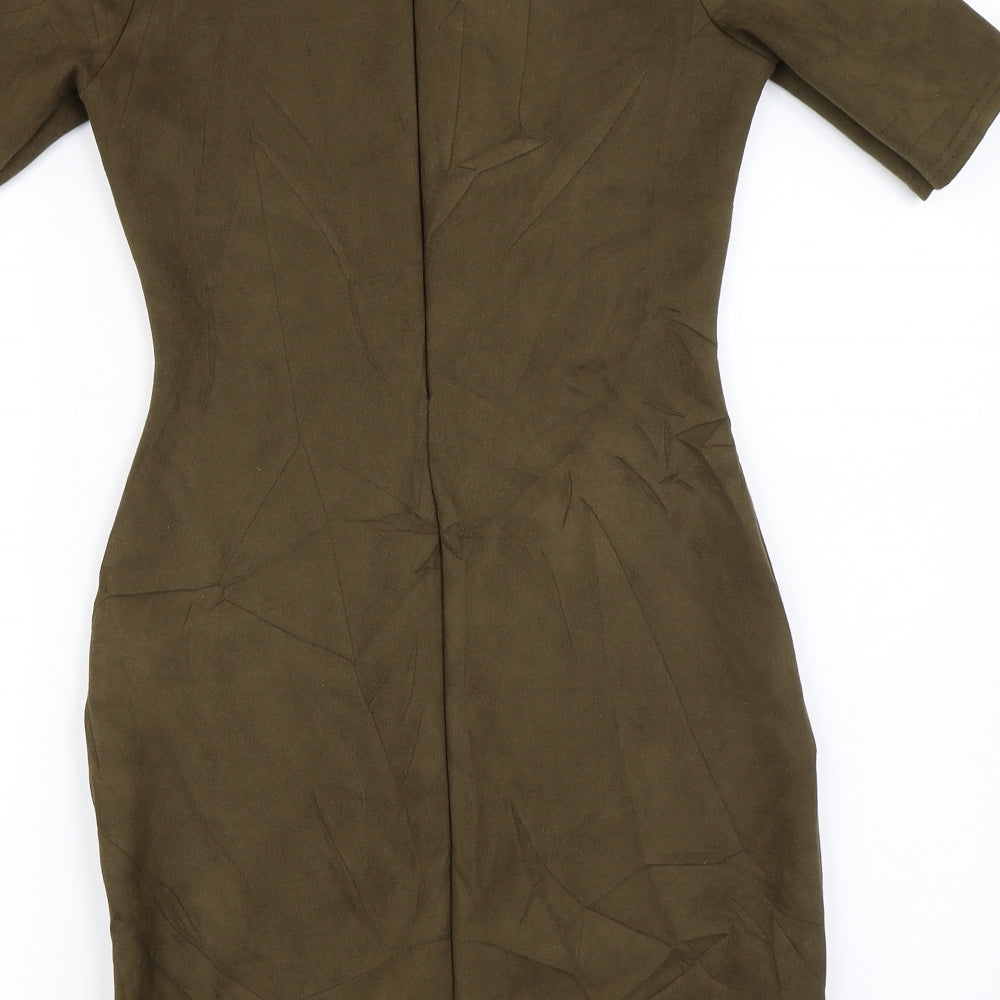 Select Womens Green Bodycon Size 8