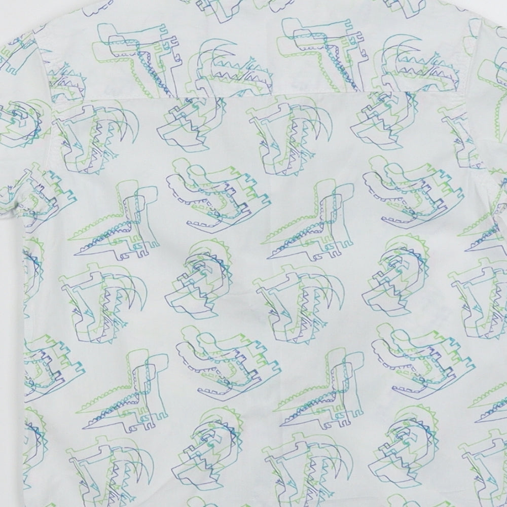 George Boys White Basic Button-Up Size 2-3 Years