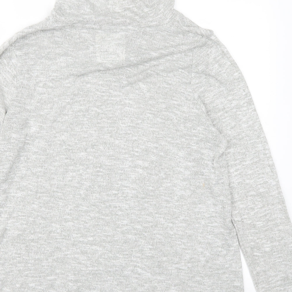 Papaya Womens Grey Pullover Hoodie Size L