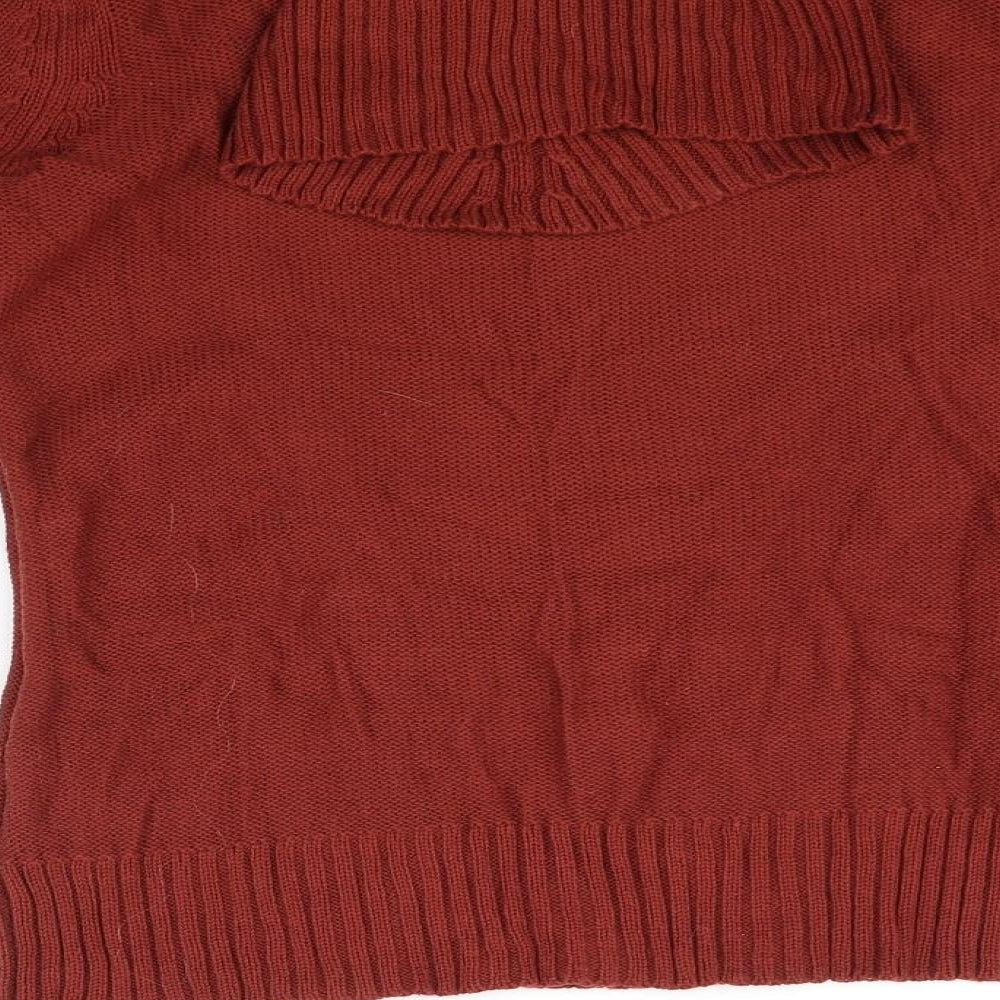 anna rose Womens Orange Pullover Jumper Size M
