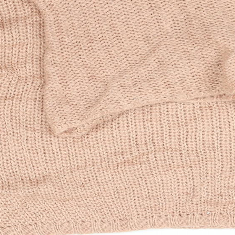 Brave Soul Womens Pink Pullover Jumper Size M