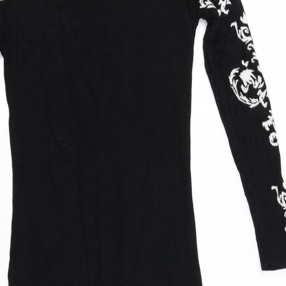 QED London Womens Black Fit & Flare Size M