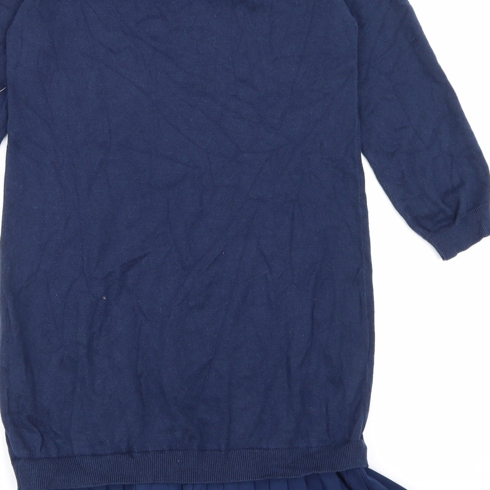 Intimissimi Womens Blue Pencil Dress Size S