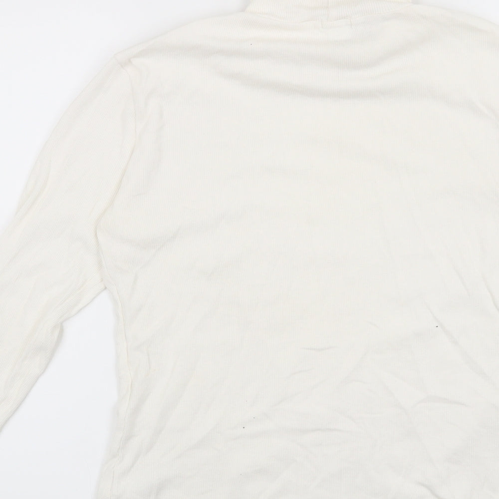 River Island Womens White Pullover Sweatshirt Size 12