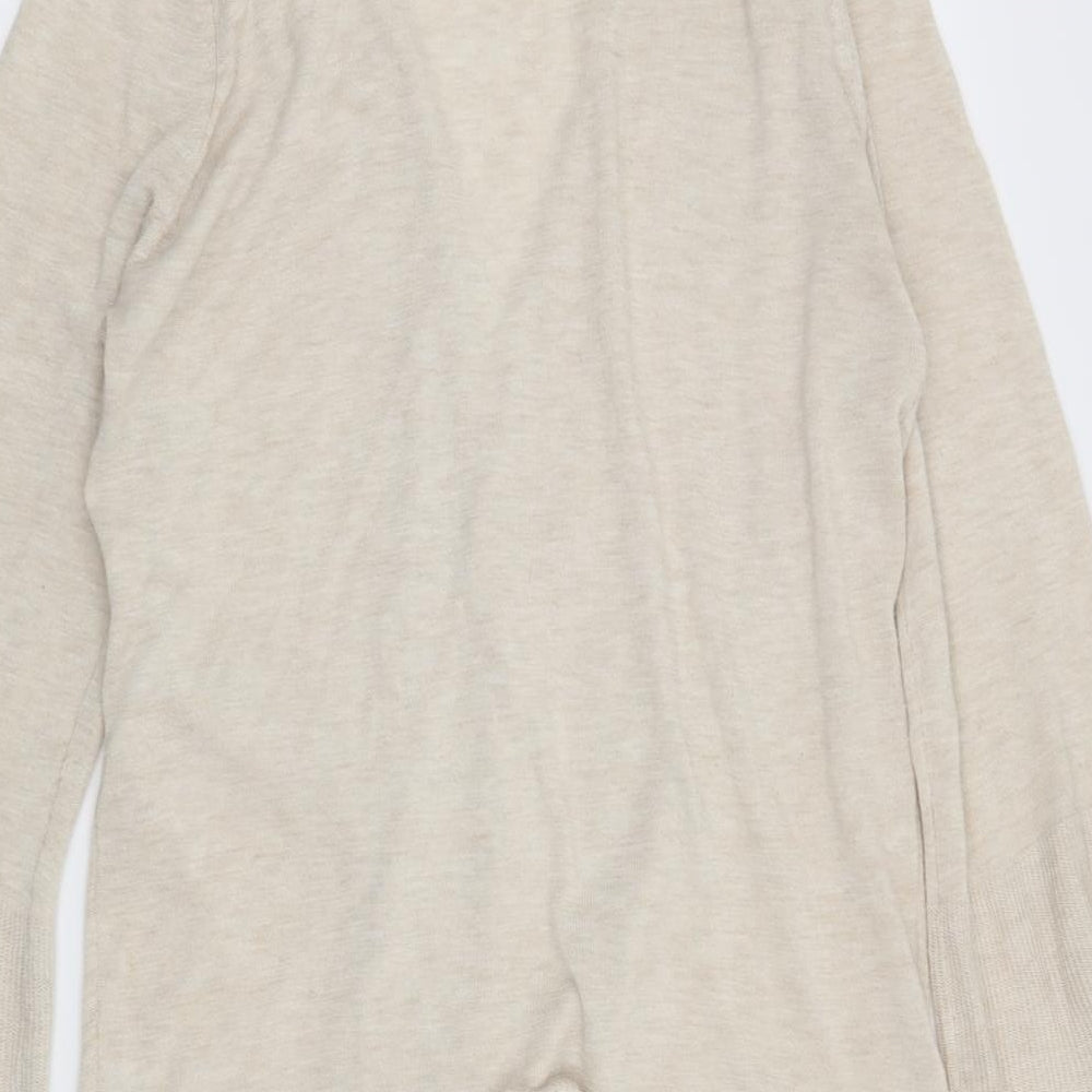 Ethel Austin Womens Beige Cardigan Jumper Size 12