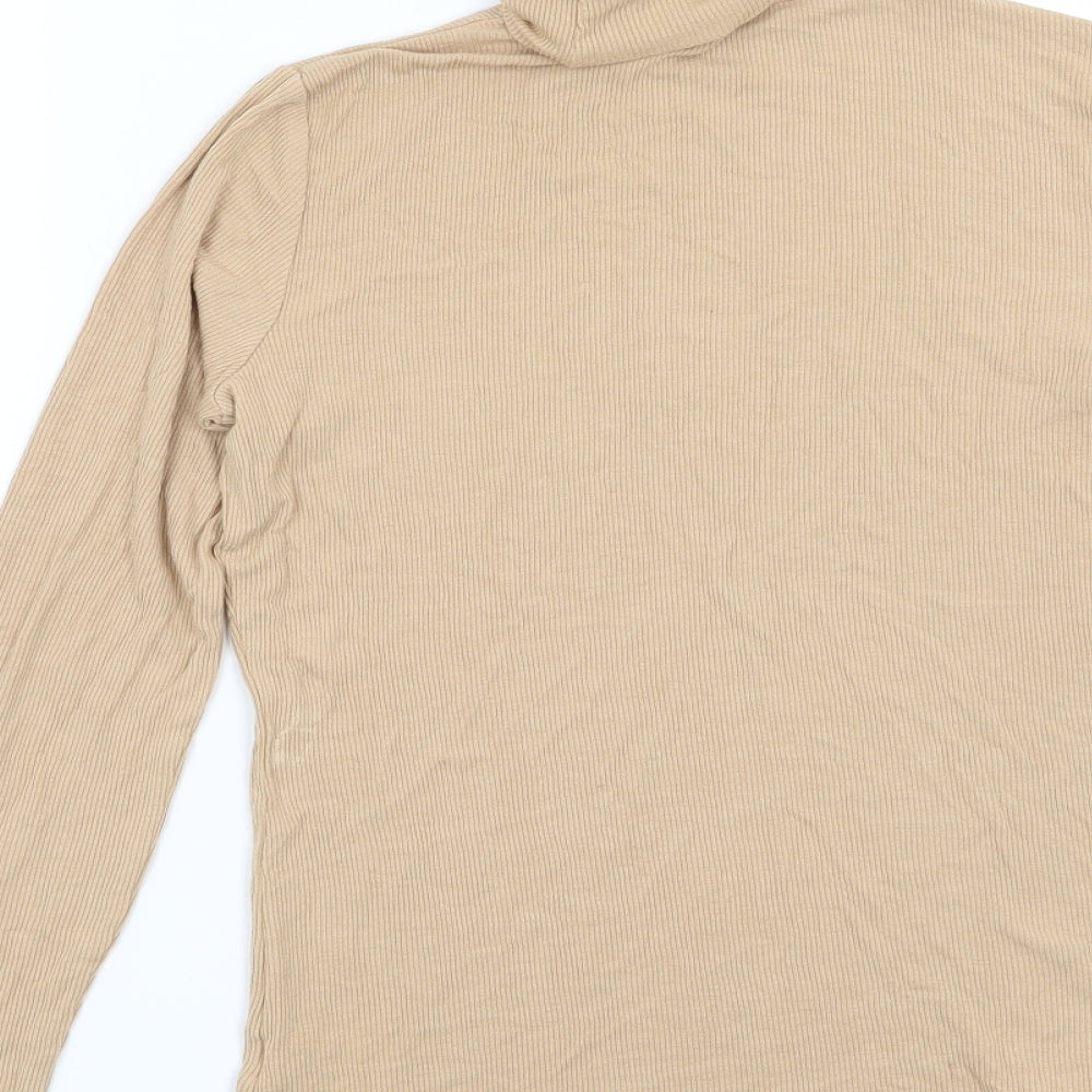 Atmosphere Womens Beige Pullover Sweatshirt Size 12