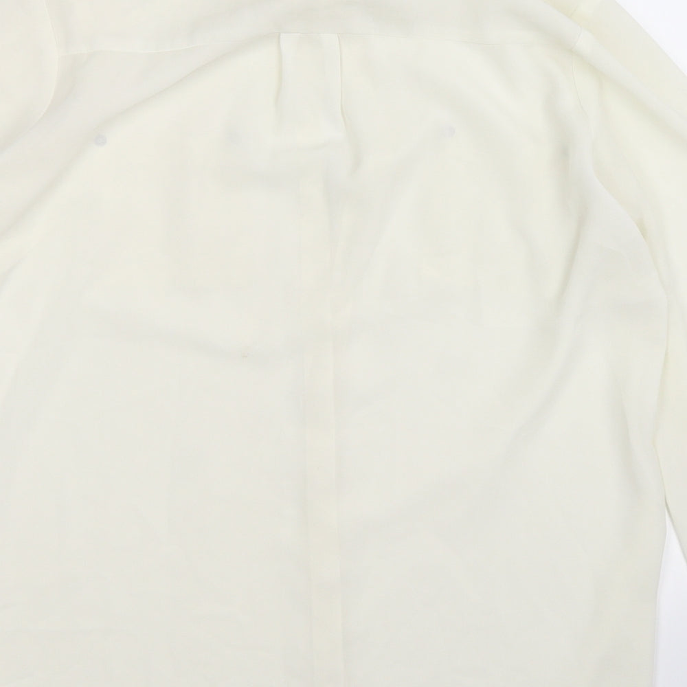 Atmosphere Womens White Basic Button-Up Size 12