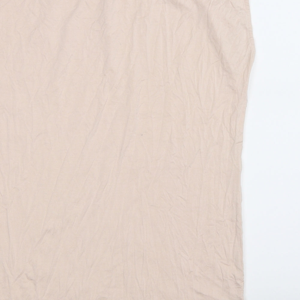 New Look Womens Beige Basic Tank Size 10