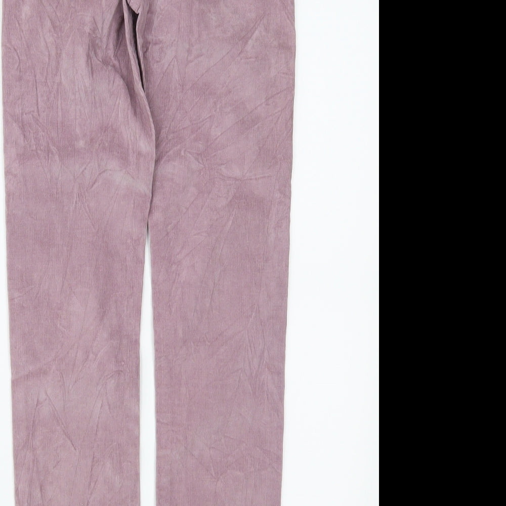 John Lewis Womens Purple Skinny Jeans Size 10 L24 in