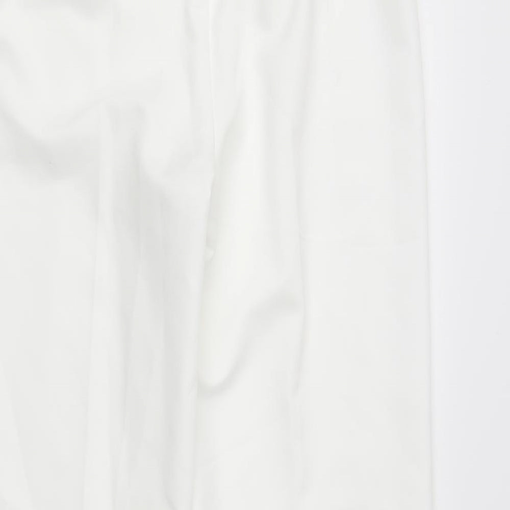 Bonmarché Womens White Trousers Size 10 L27 in
