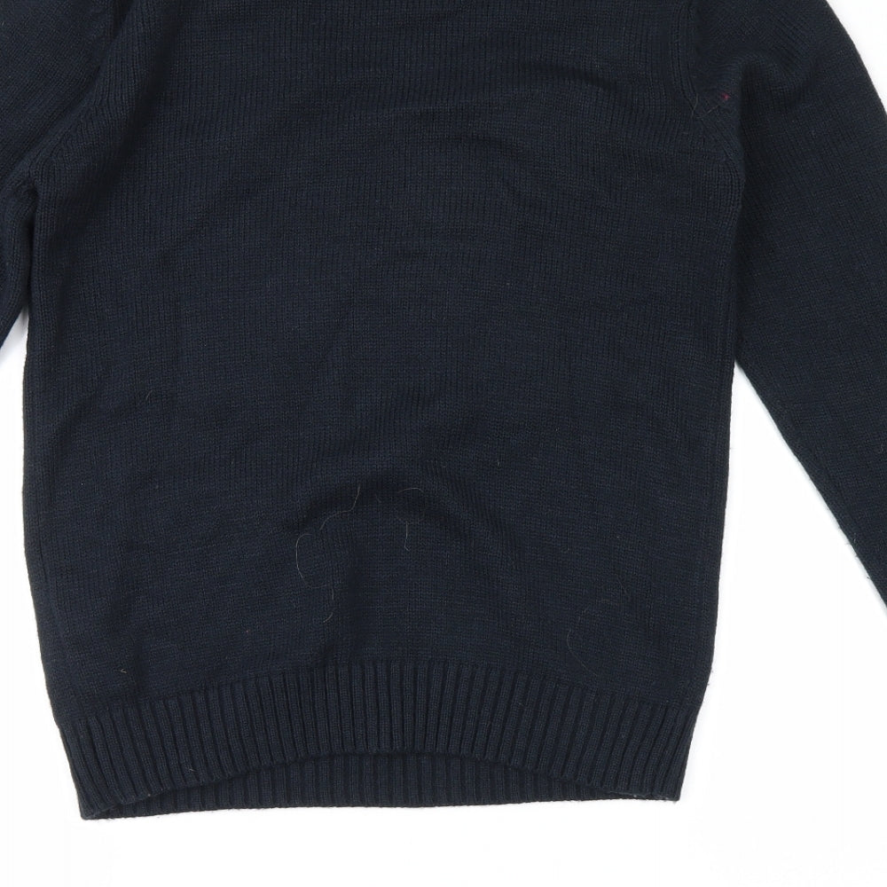 Cedarwood State Mens Blue Pullover Jumper Size XS - santa