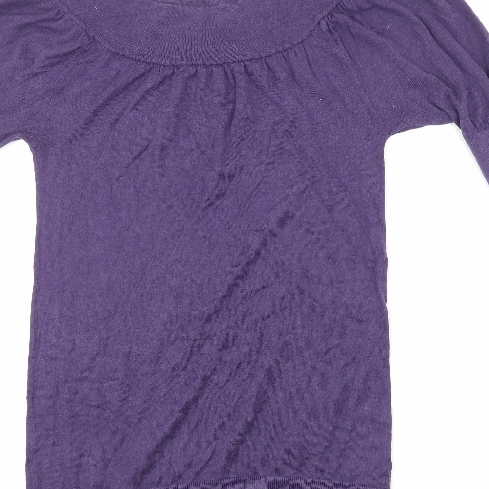 Marks & Spencer Womens Purple Pullover Jumper Size 10