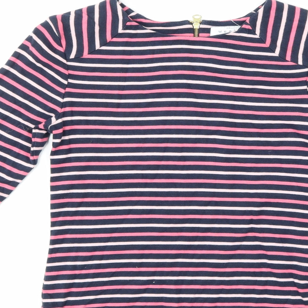 Collection weekend Womens Multicoloured Striped Pullover Jumper Size 10