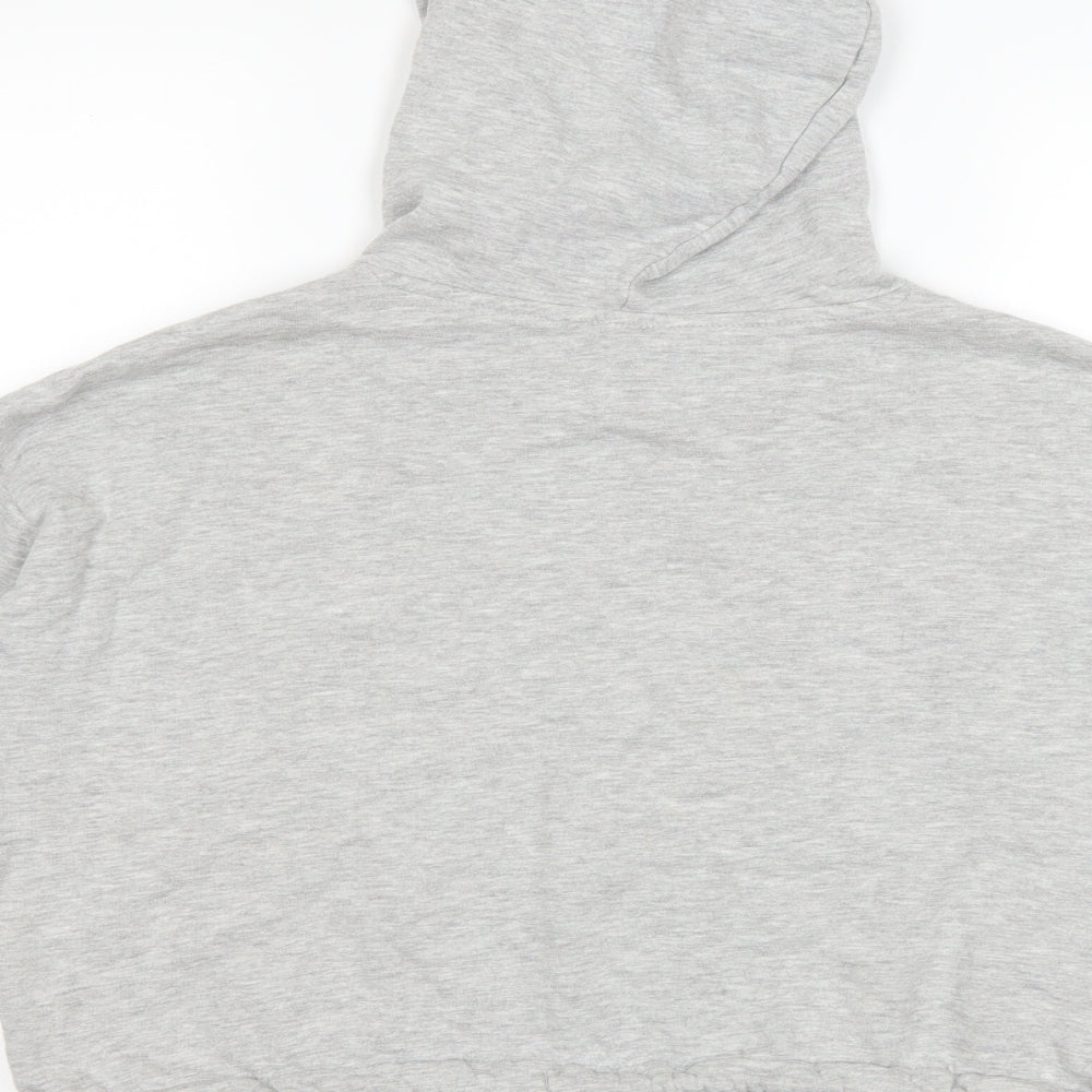 H&M Girls Grey Pullover Hoodie Size 14 Years