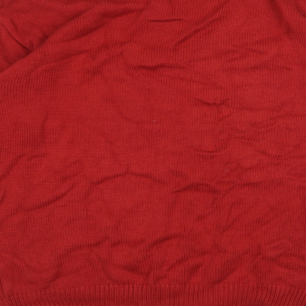 Your Sixth Sense Womens Red Pullover Jumper Size M