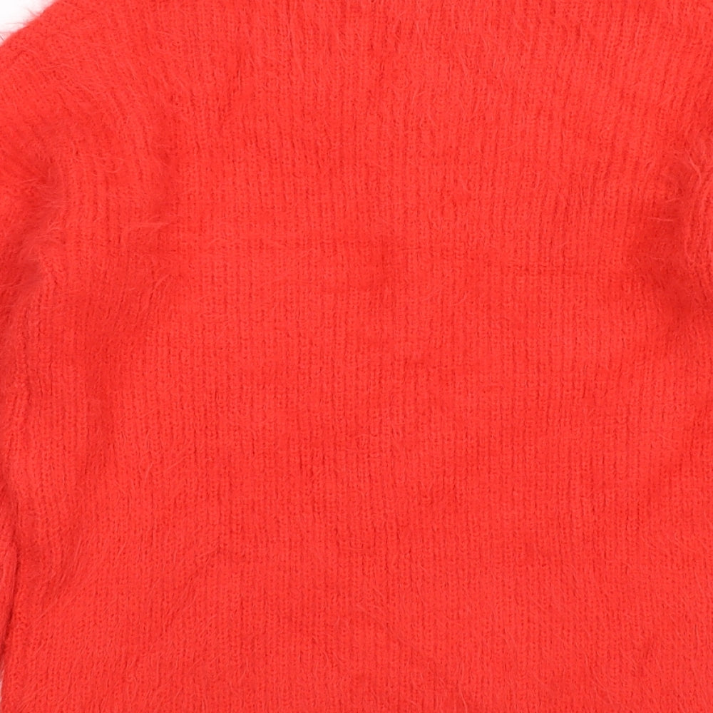 Atmosphere Womens Red Knit Pullover Jumper Size M