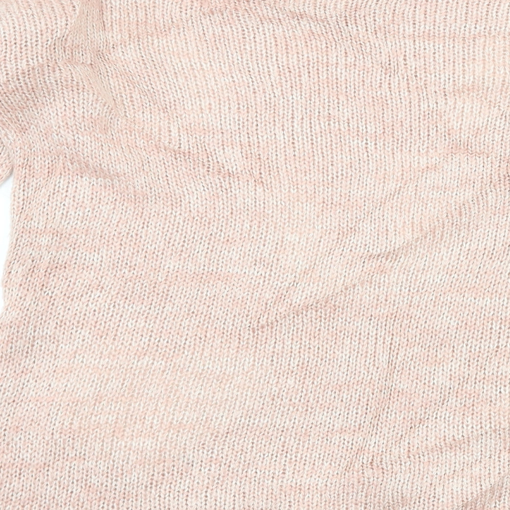 New Look Womens Pink Pullover Jumper Size 8 - Hugs