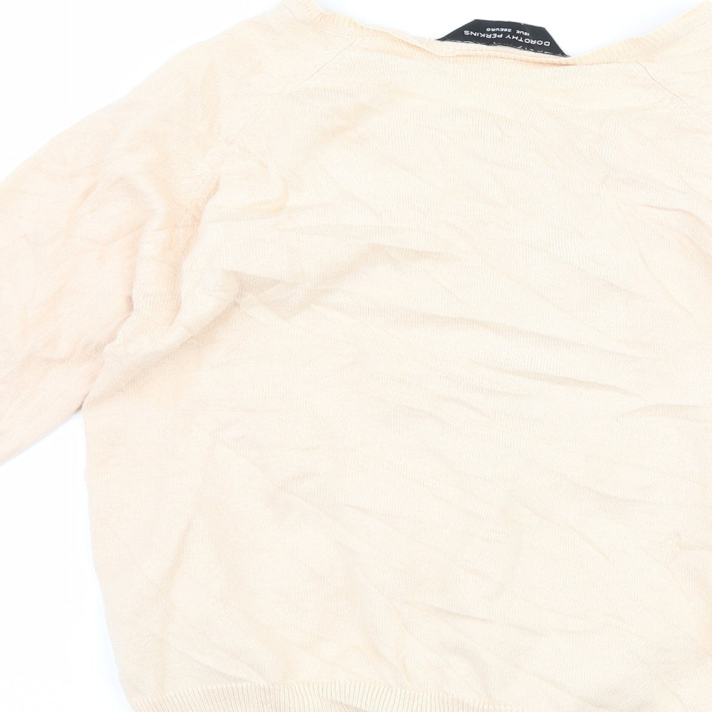 Dorothy Perkins Womens Pink Cape Jumper Size 8