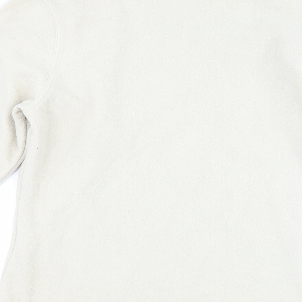 editions Womens Beige Fleece Pullover Jumper Size 12