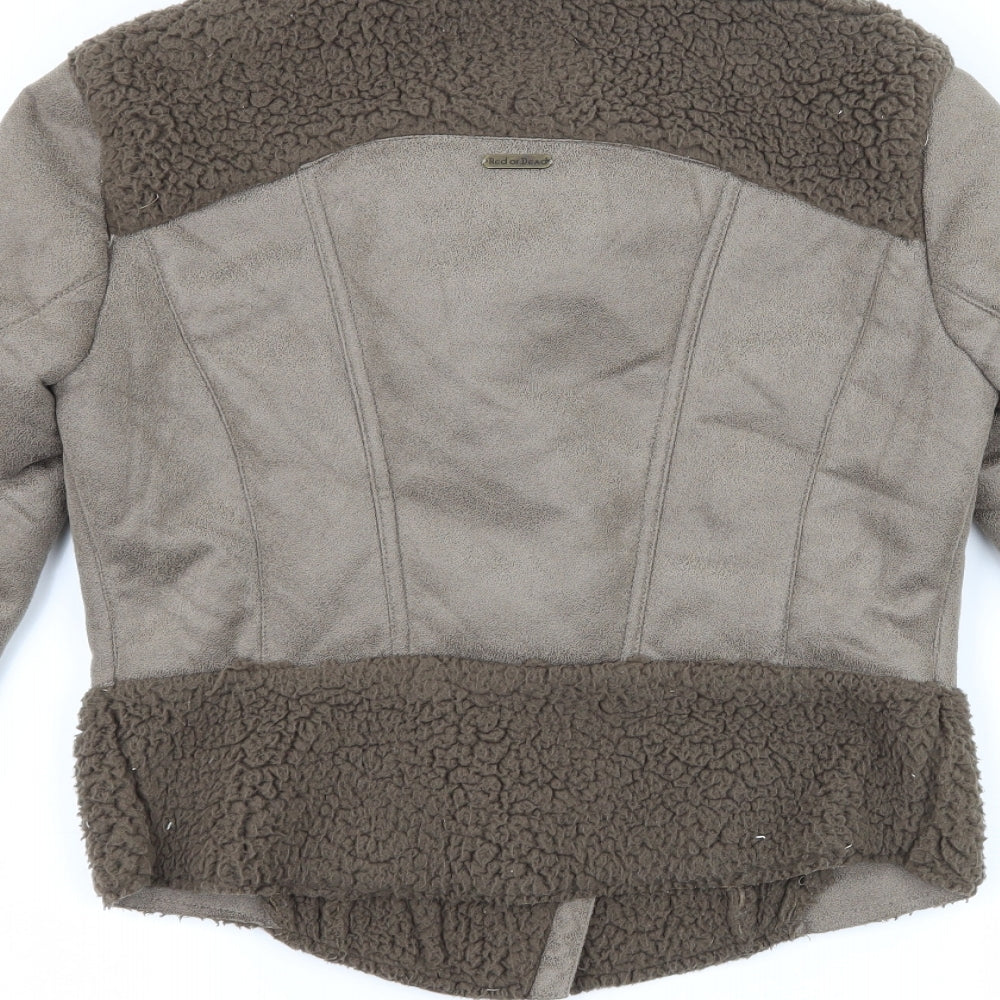 Red or Dead Womens Brown Jacket Size 8