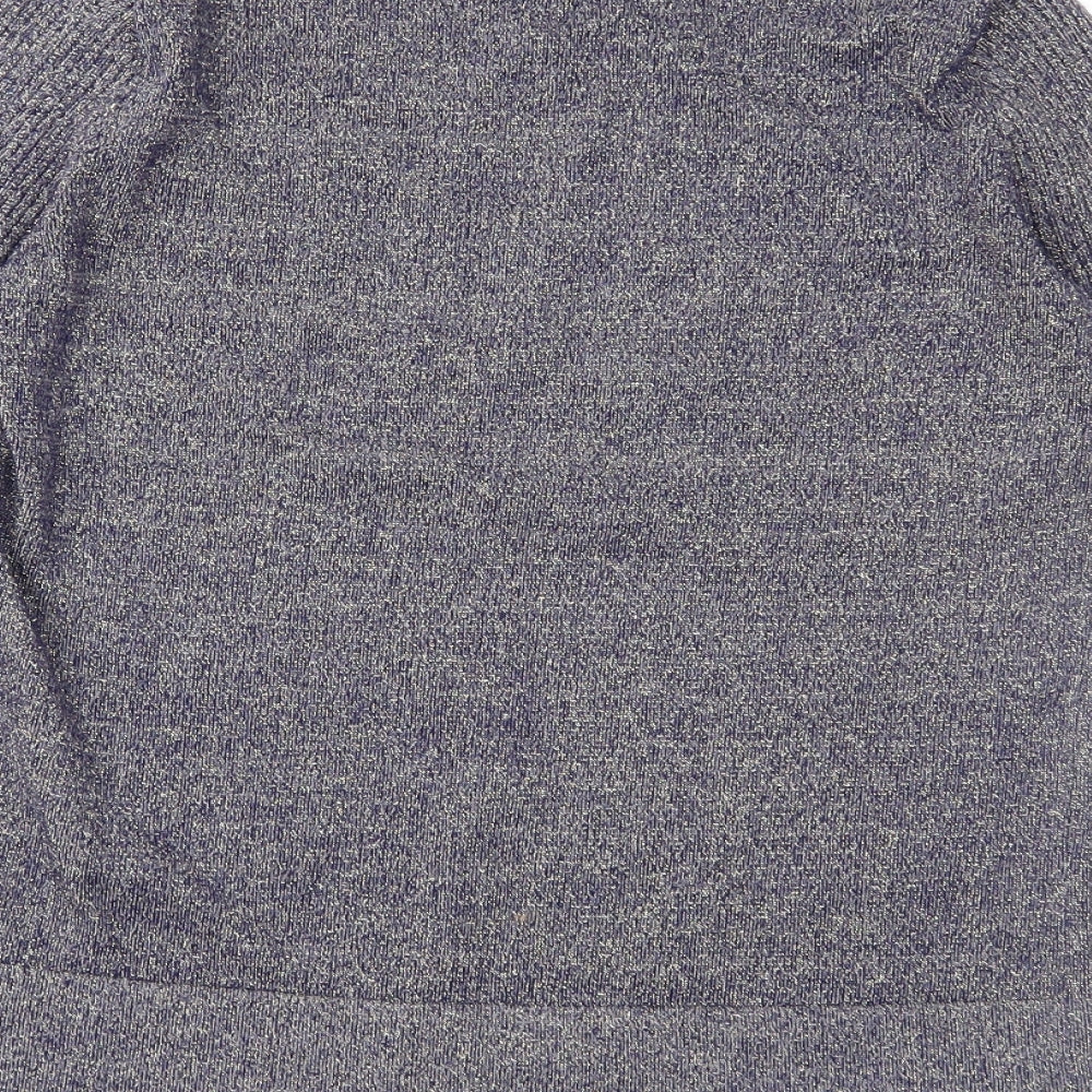 BiBA Womens Blue Knit Pullover Jumper Size S