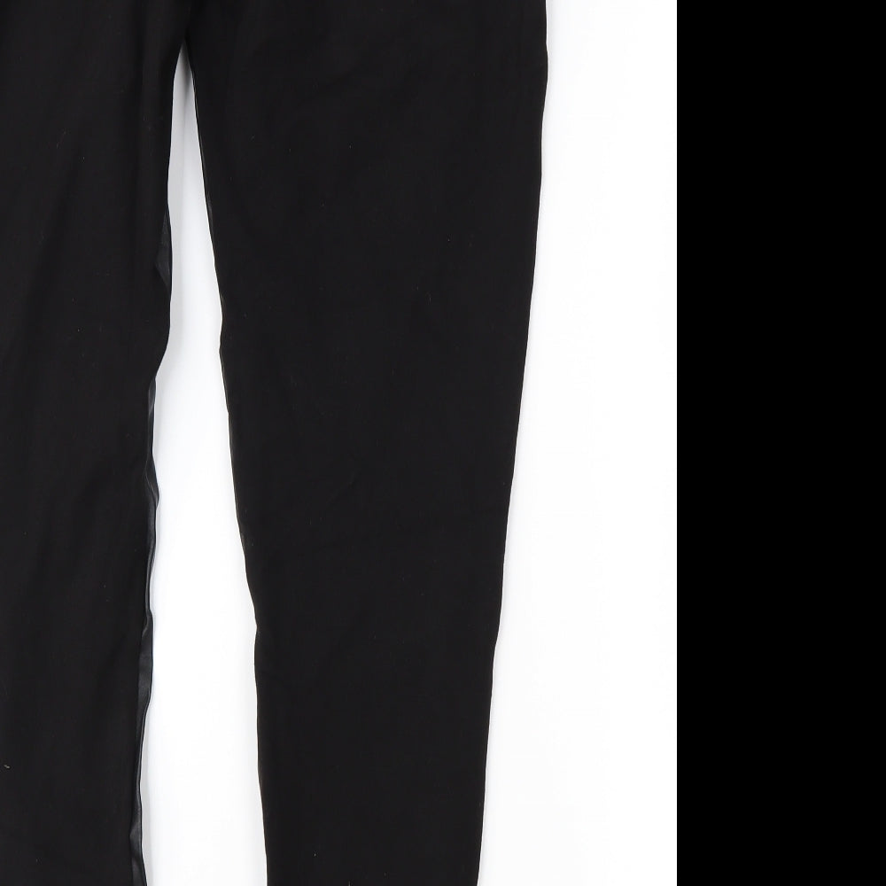 NEXT Womens Black Trousers Size 14 L26 in