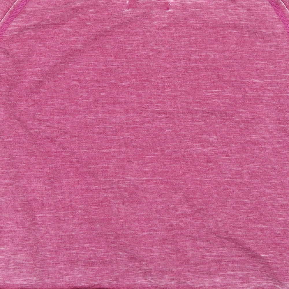 MAD MODELE Womens Pink Pullover Sweatshirt Size M