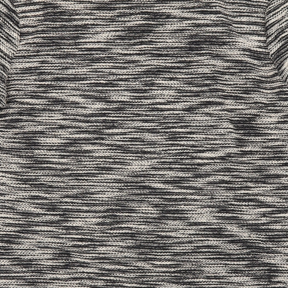 H&M Womens Beige Striped Pullover Jumper Size S