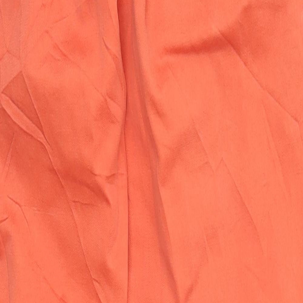 Matchstick Womens Orange Chino Trousers Size 29 L29 in