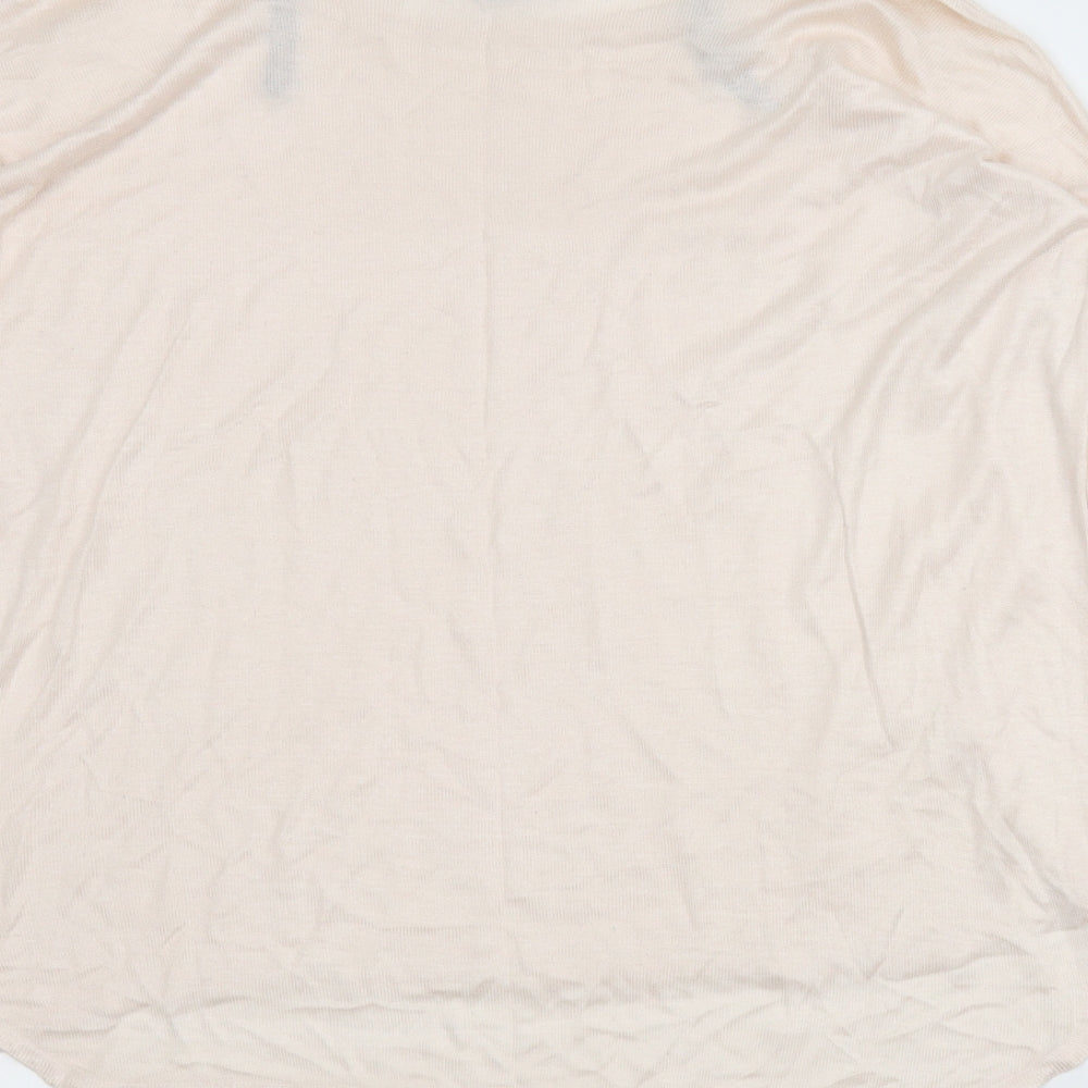 H&M Womens Beige Pullover Jumper Size XS
