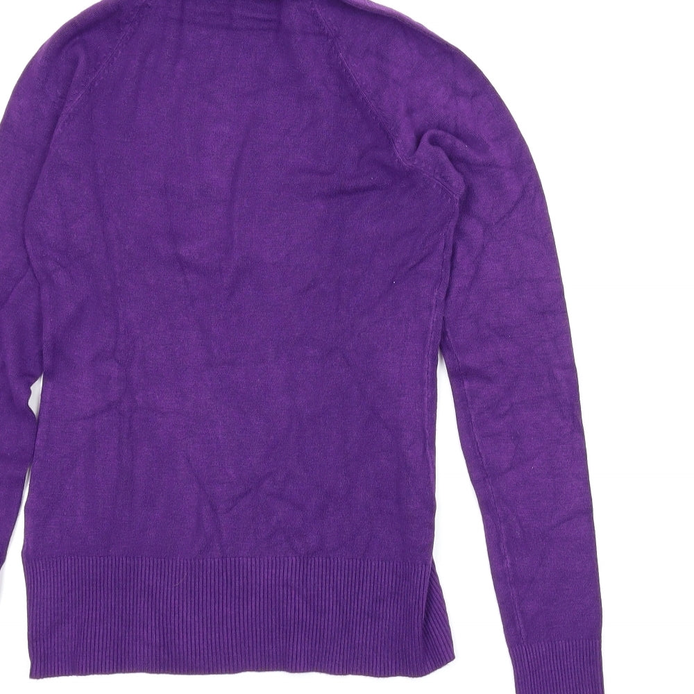 Preworn Womens Purple Pullover Jumper Size S